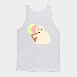 Don't Touch my Ice Cream Maltipoo Dog Tank Top